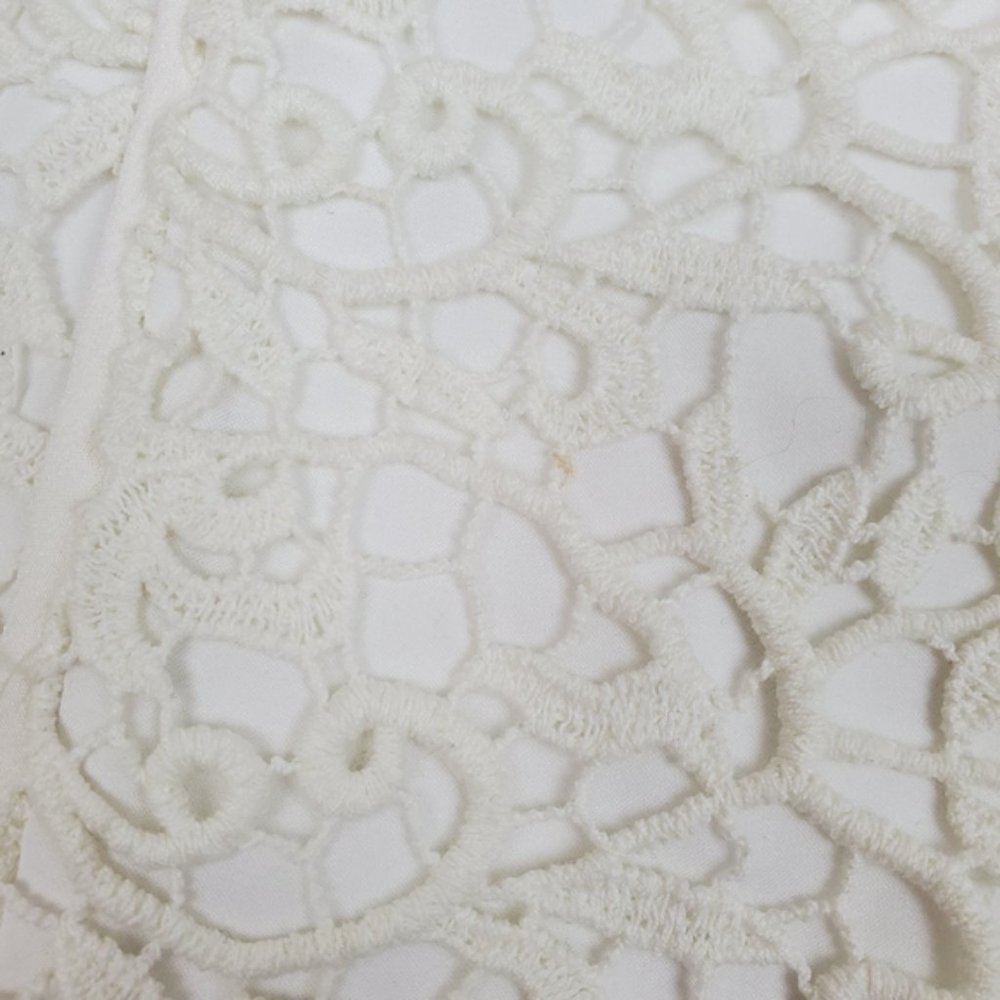 Rebecca Taylor white crochet mini skirt - Picture 9 of 10